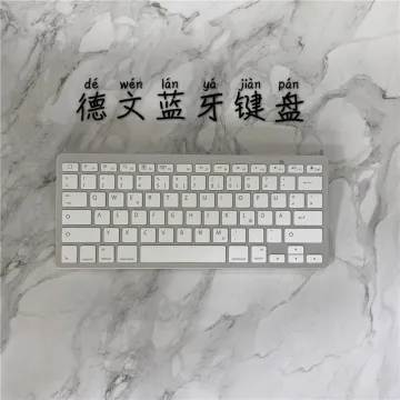 DE German Keyboard QWERTZ Bluetooth Wireless Keyboard: Your Ultimate Typing Solution