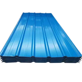 Orange Red Long Span Color Coated Corrugated Roofing Sheet Price