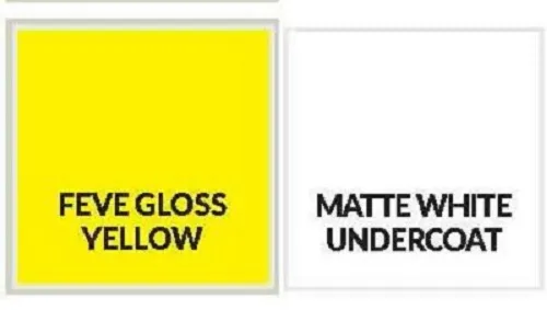 Feve Gloss Yellow Aluminium Sheet