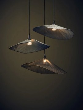 decorazioni moderne foglie artistiche lampadario di vetro