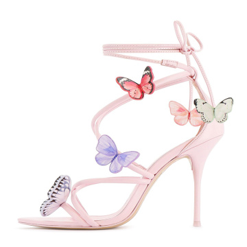 Fashion Forward Sandals with Exquisite Butterfly Accents