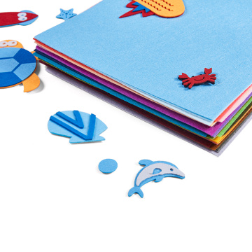 Polyester Material Needle punched Felt Fabric for Kids