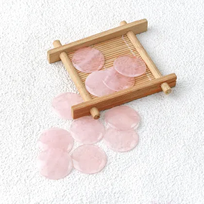 Rose Quartz Round Shape Natural Pink Quartz