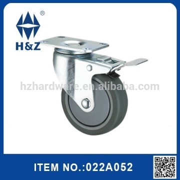 Grey brake medium duty swivel castor