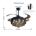 Trendy Retractable Ceiling Fan