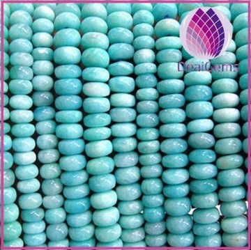 6mm natural abacus amazon stone beads gemstone loose beads