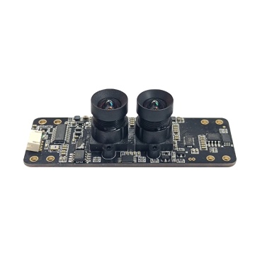 Customizable 2MP 1080P 30FPS IR Cut 3D Dual Lens USB Camera Module for Facial Recognition DS51M19D