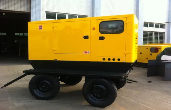 24kw - 400kw Trailer Mounted Generator With Single / Double Axle Wheels