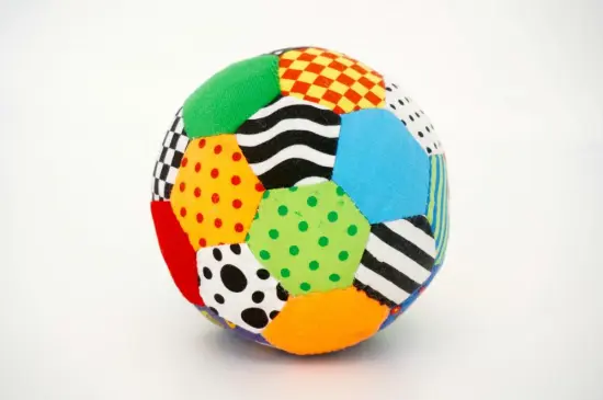 baby plush ball with rattle