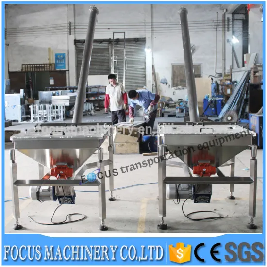 flight augers for grain conveyor, inclined screw conveyor design