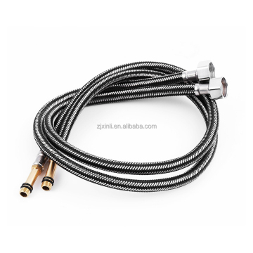 X18615BBB Brass Nut 304 Stainless Steel Nylon Wire Knitted Water Hose