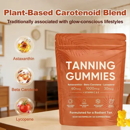 OEM Supplement Antioxidant Protect Skin Tanning Gummies