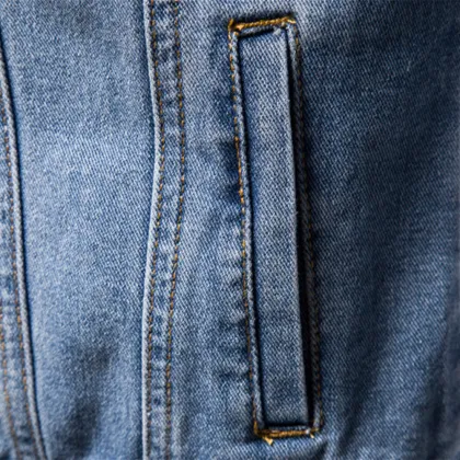 Casual Cotton Denim Jacket for Men - Bulk Wholesale Jean Jacket