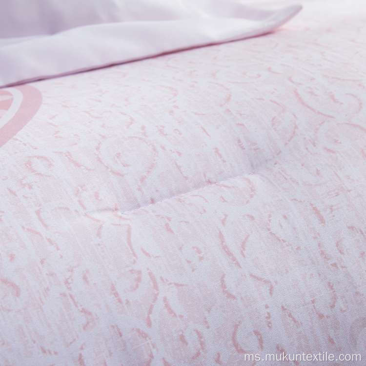 Berkualiti baik reka bentuk baru duvet comforter set dicetak