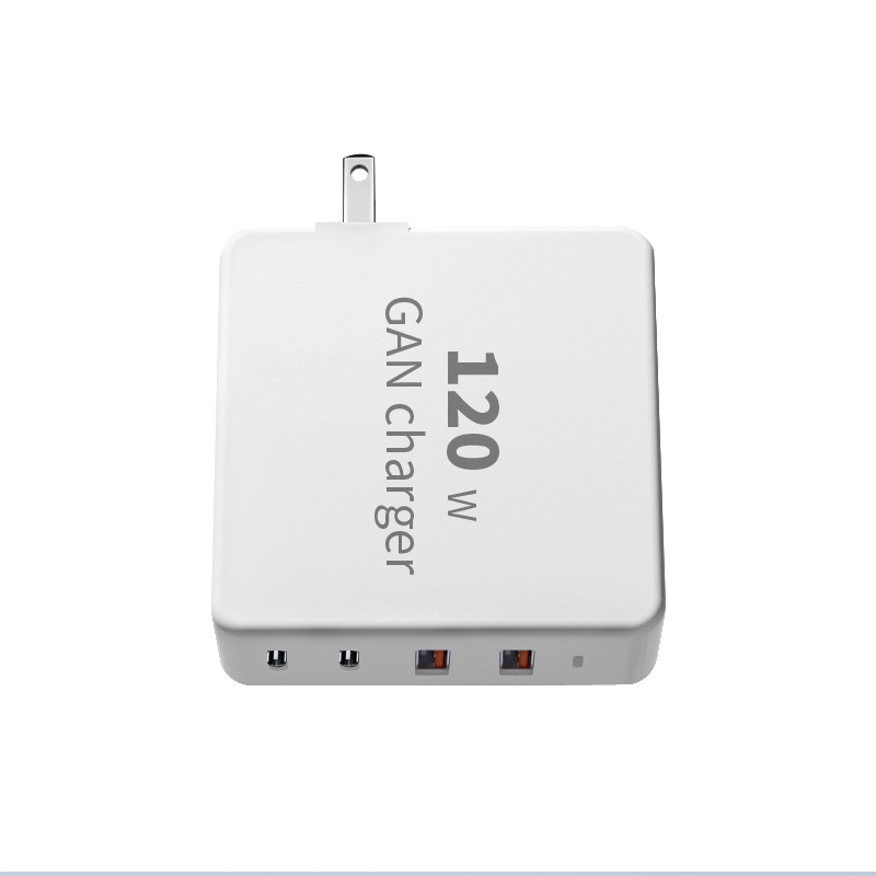 120 واط طاقة عالية شحن شاحن USB C GAN