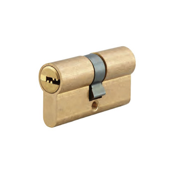 Brass Cylinder with Steel Computer Key
