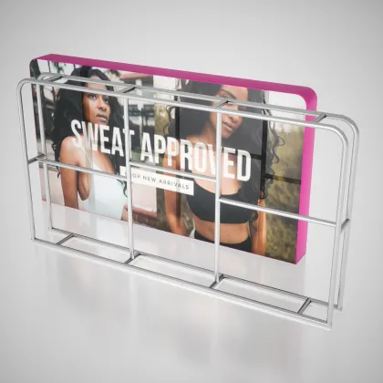 3D Collapsible Aluminum Tube Exhibits: Step and Repeat Banners, Trade Show Displays & Wall Boxes