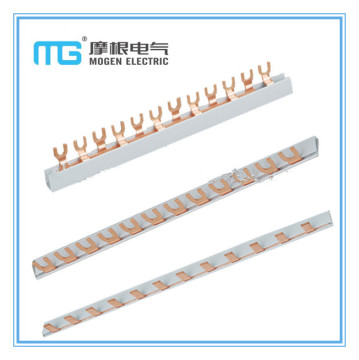 63A /1p 3p Comb U-Type Insulated Copper Connector Busbar