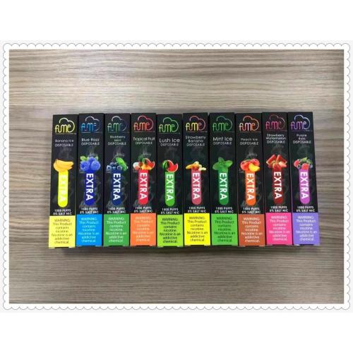 Humo de vape desechable 1500 bocanadas