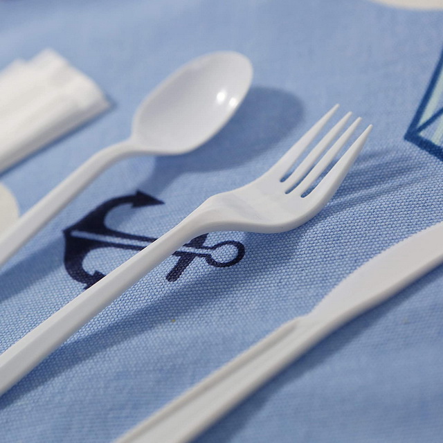 Black Plastic Silverware Sets Individually Wrapped Cutlery