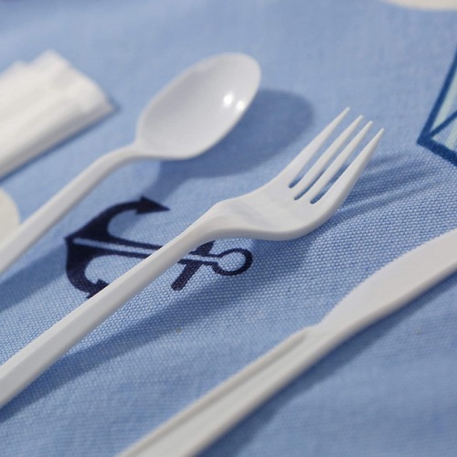 Black Plastic Silverware Sets Individually Wrapped Cutlery