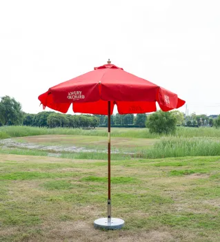 Customized Advertising Wood Umbrellas