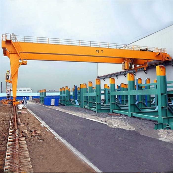 Semi gantry double girder crane