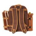 Hoge kwaliteit canvas picknick rugzak tas voor op reis