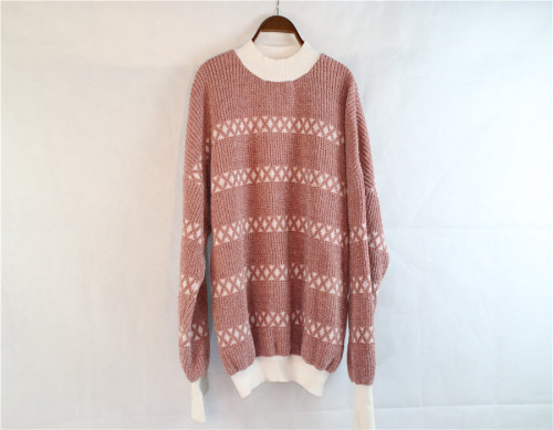 Sweater solto de cashmere de inverno de outono