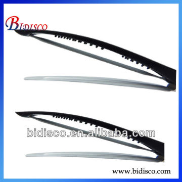 2013 nickle plating clips plastic wig clips for hair extension