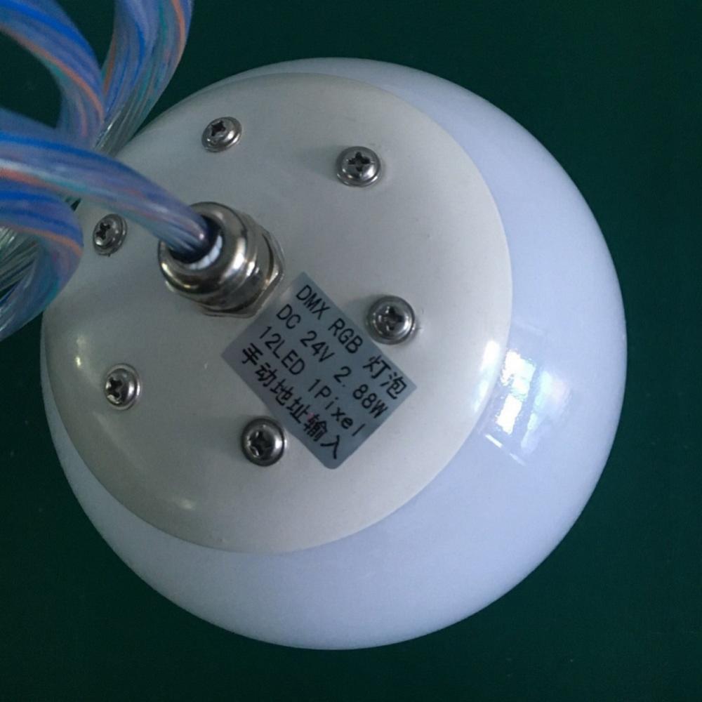 تزئینی 3D DMX RGB LED چراغ توپ