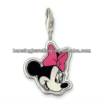 Lovely enameled mickey mouse pendant