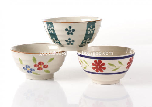 Ceramic salad bowls rice bowls cereal bowl