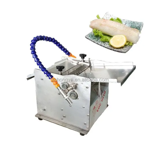 Stainless Steel Fish Skinner Cleaning Machine for Salmon and Squid Skin Removal