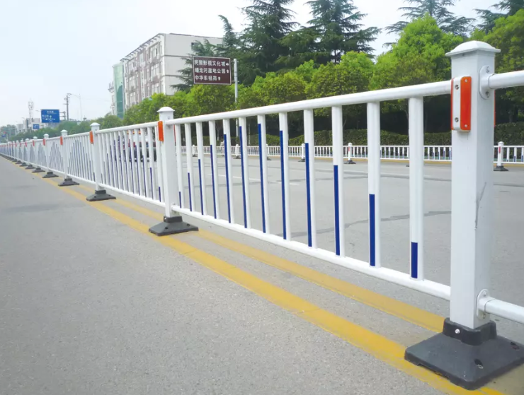 road fence steel road guardrail street fence