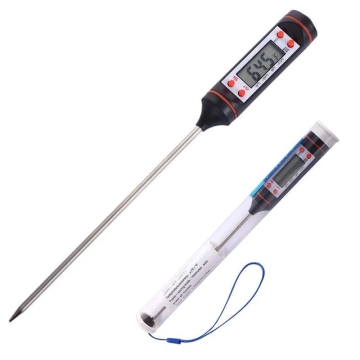 Kitchen Digital BBQ Food Thermometer for Meat, Cake, Candy, Fry, Grill, and Oven