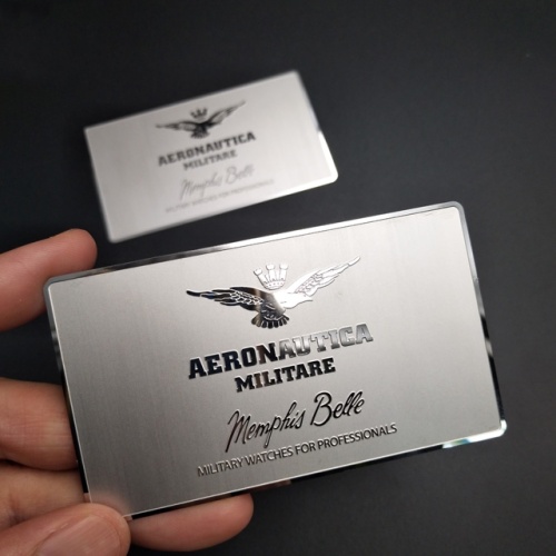 Custom Etched Metal Logo Label Stainless Nameplate