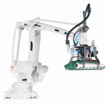 حلول التغليف الآلية: ABB ، Kuka ، Kawasaki Robot Palletizers لخطوط التعبئة الكهربائية في الصين