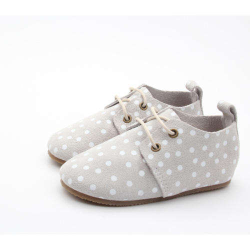 Scarpe Oxford per bambini Sneaker in pelle e gomma