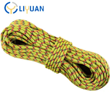 Durable rock climbing rope