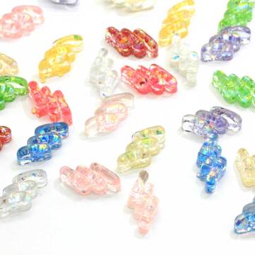 Assortiti Nuovo Arrivo Glitter Resina Fiore Fulmine Cuore Bowknot Cabochons Kawaii Flatback Cabochons Resina Capelli Fiocco Centro FAI DA TE