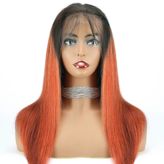 Cheap 13x4 13x6 Super Thin HD Lace Front Wig Ombre 1B 350 Virgin Cuticle Aligned Human Hair HD Lace Frontal Wig for Black Women