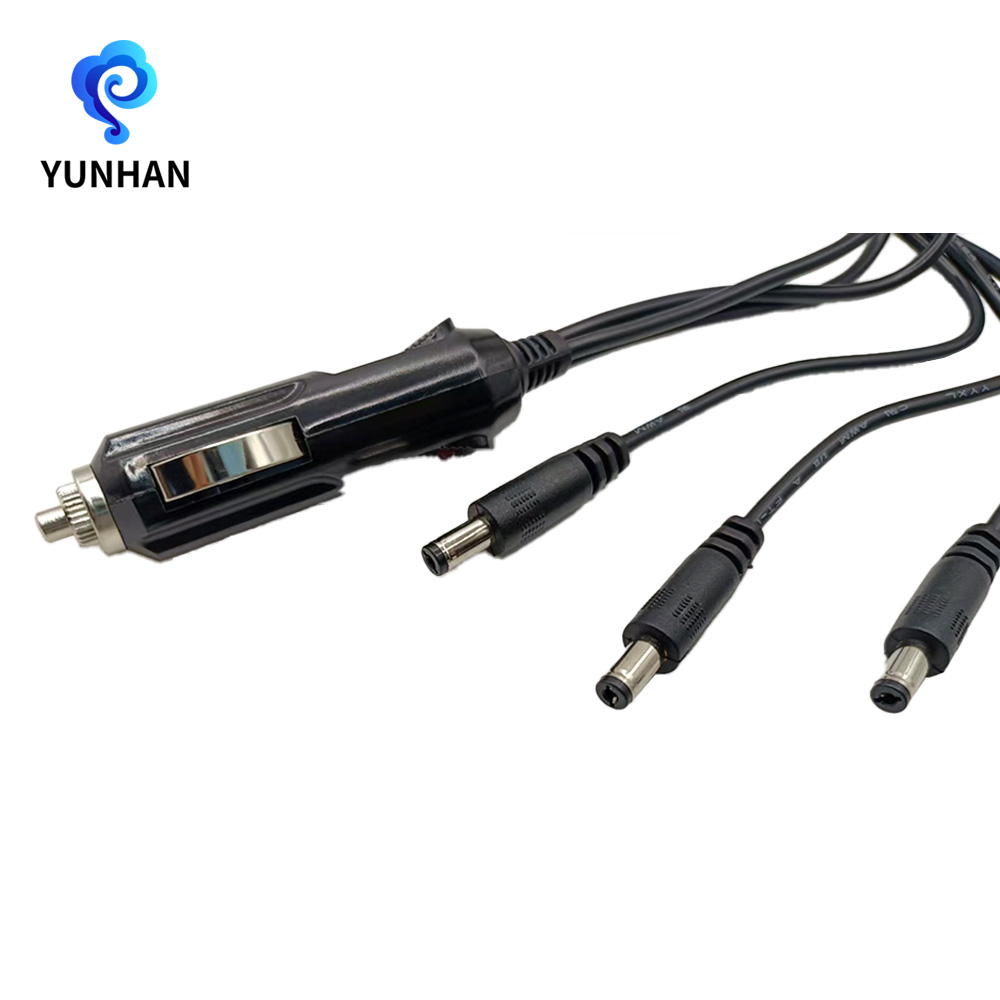Triple Output Cigarette Lighter Cable