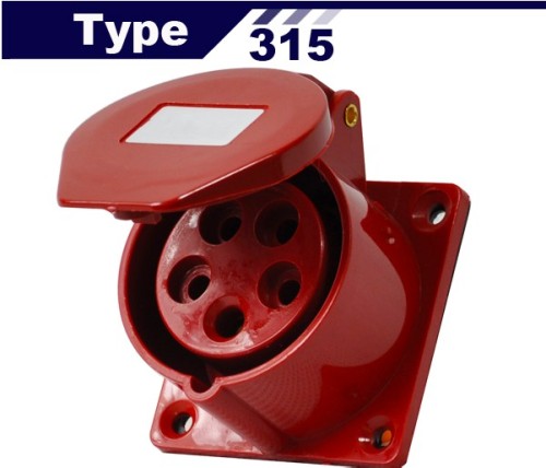 16A industrial panel sockets IP44