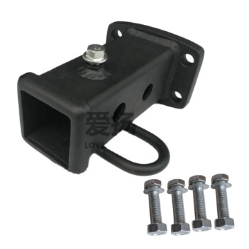 High Strength Steel Vehicle Trailer Hitch Receiver with Steel Ring Tow Bar