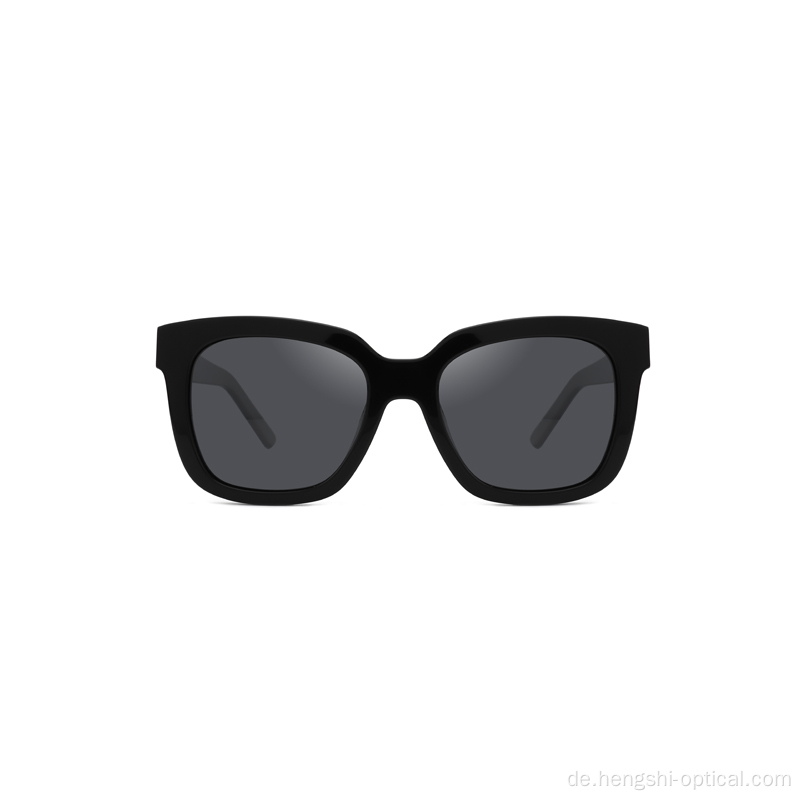 Neues Mode -Logo schwarz polarisierte Strandacetat -Rahmen Sonnenbrille