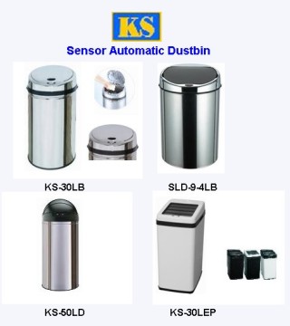 Automatic Trash Can,Stainless Steel Garbage Bin,n
