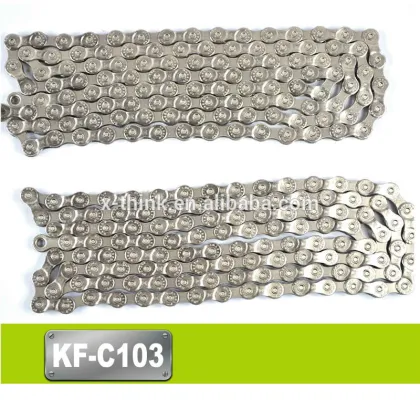 High quality kmc bicycle plastic kmc chain/no chain no spoke bike 1/2"x3/32"