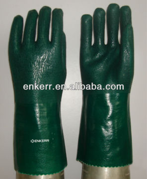 pvc coated working gloves pvc gloves with long sleeve