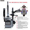 Grey Tilt Back Fully Automatic Motorcycle Tire Changer